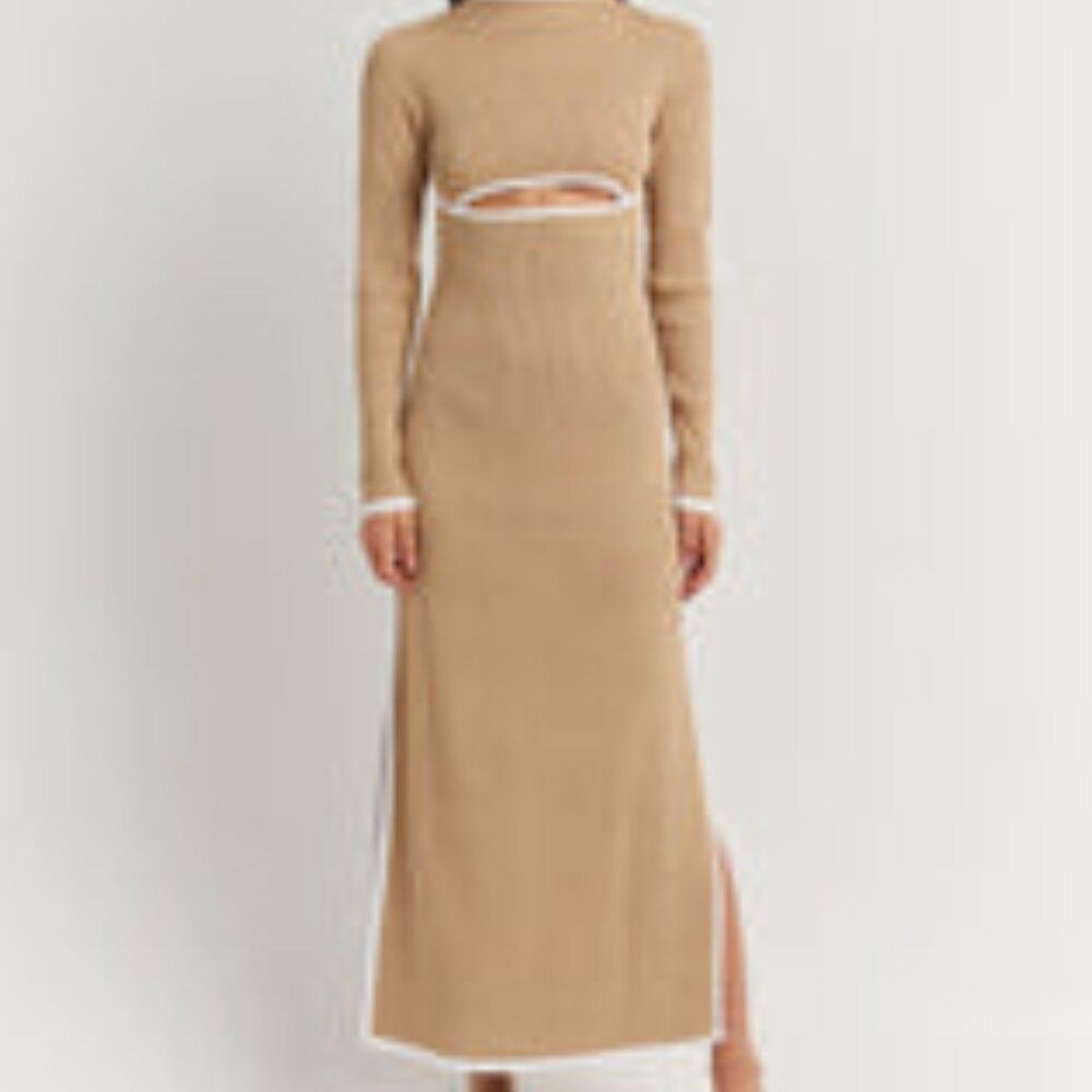 DISSH WHEAT BINDING DRESS